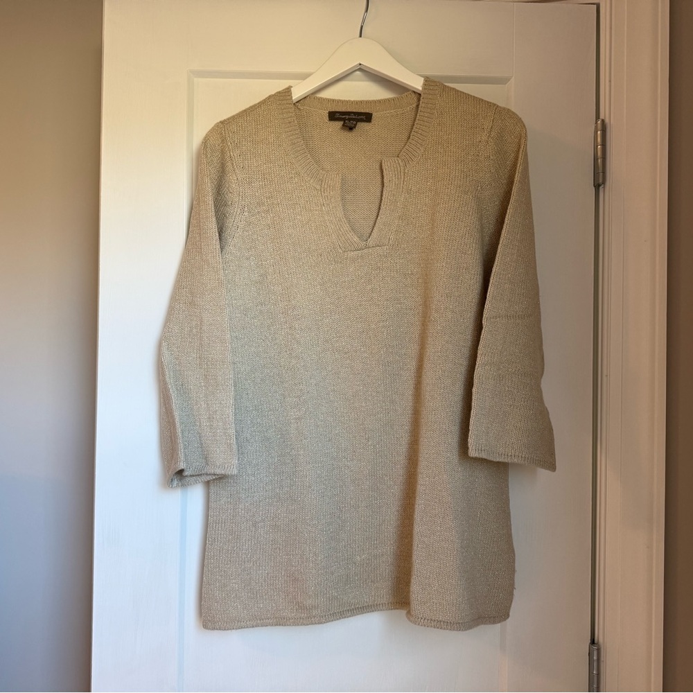 Tommy Bahama Beige Knit Sweater